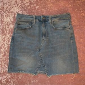 Light Denim Jean Skirt